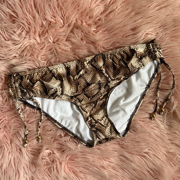 Antonio Melani NWT Snakeskin Printed Swimsuit Bottoms Large - Picture 1 of 8